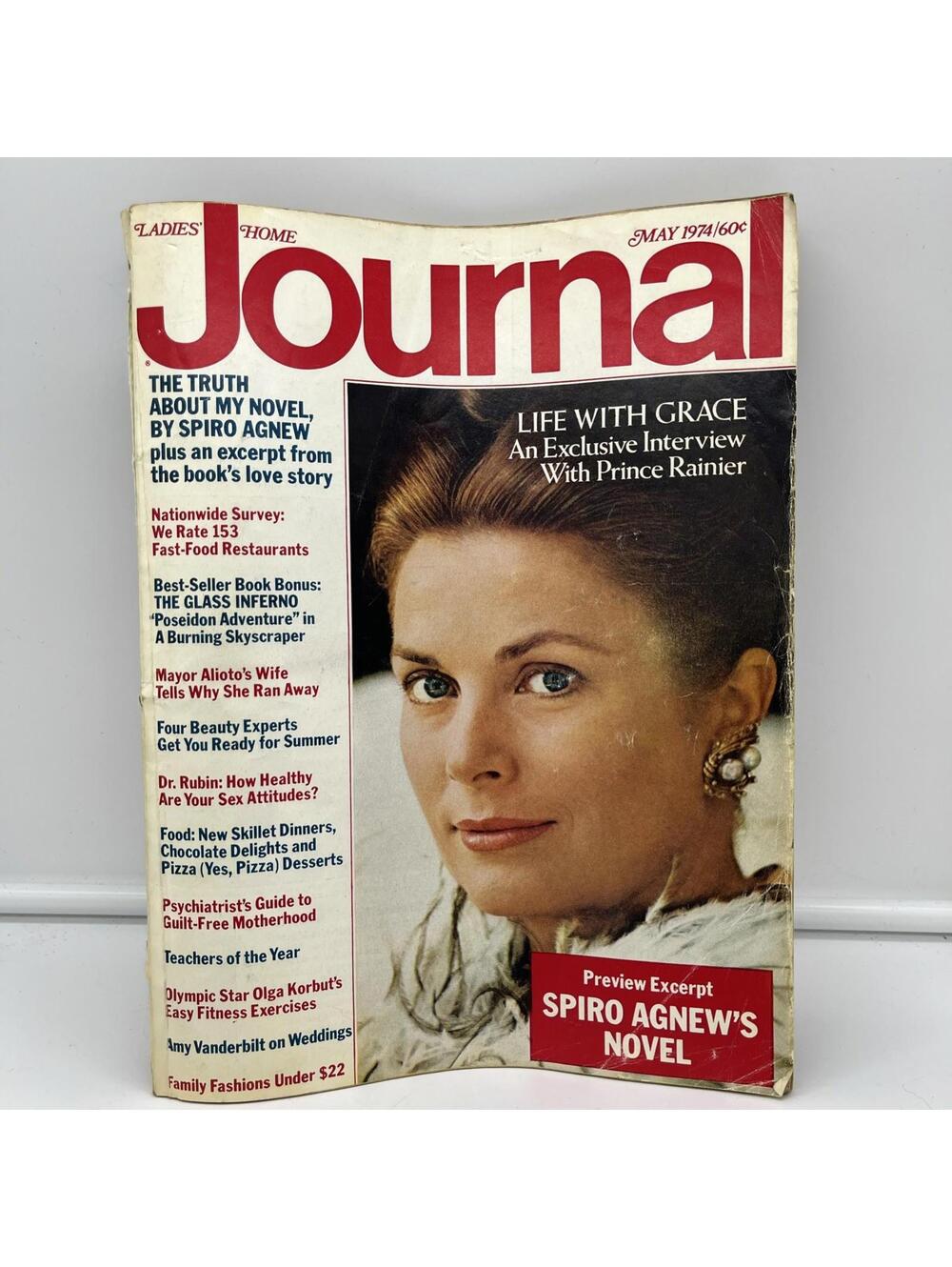Ladies Home Journal Magazine May 1974 Princess Grace, Spiro Agnew